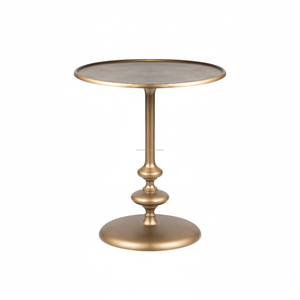 Mesa auxiliar de aluminio Mesa auxiliar de sofá de diseño único hecha a mano para muebles de sala de estar y dormitorio de Azora Industries - Product Image 1