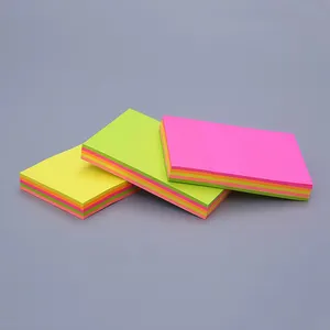 Personalizado eco amigável impressão colorida marca Memo Pad Notepad Sticky Notes Pad
