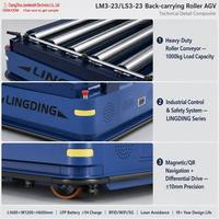 Convoyeur à rouleaux à vitesse réglable personnalisé Junebreath 1000 kg, AGV, évitement d'obstacles par laser, 380/220V, chargement de palettes et de caisses, intelligent et durable
