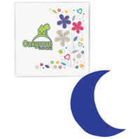 Logo personnalisé, sachet de graines en forme de croissant, plantable, motif ciel nocturne, lune et étoiles, breloque Eid, décoration, cadeau, promotionnel, vente en gros