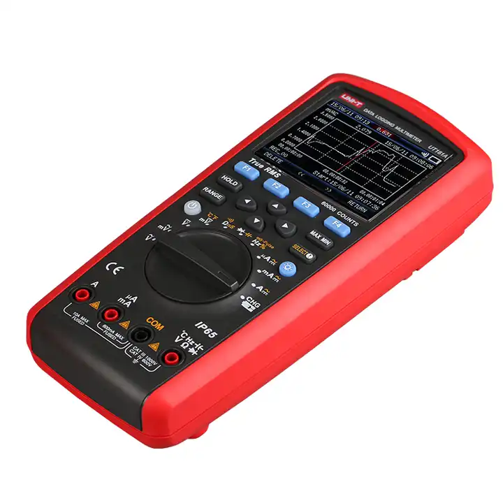 Multimètre numérique avec écran LCD - Compteur numérique électronique -  Rouge