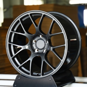 Rines de Carreras Personalizados EC-7 WRX STI de 18, 19 y 20 Pulgadas, 5x130, Ruedas de Aluminio Forjado en Color Gris Metálico para Bugatti Chiron, <span class=keywords><strong>Ferrari</strong></span> <span class=keywords><strong>488</strong></span>, 812, F12, SF90 - Product Image 2