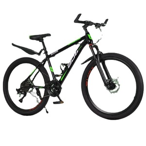 Maßgefertigtes Erwachsenen-Mountainbike 24/26 Zoll Doppelscheibenbremsen Vorderradaufhängung Kohlenstoffstahlrahmen Standardpedale 27-Gang - Product Image 1