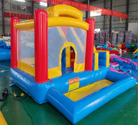 Château gonflable multifonctionnel, trampoline gonflable, toboggan, piscine combinés