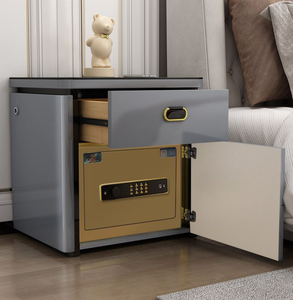 2025 Modern Design LED USB <strong>Smart</strong> Safes Wooden Three-Drawer Bedside Table for Bedroom or Hotel Home <strong>Furniture</strong> - Product Image 6