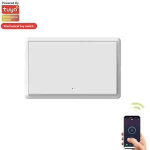 Nouveaux produits électriques : Interrupteur intelligent ZigBee 2 gangs avec bouton poussoir traditionnel, 1 pôle, cadre PC, sans neutre, sans condensateur - Product Image 4