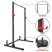 Puerto superventas equipo de gimnasio Fitness multifunción ajustable Power Squat Rack Stand