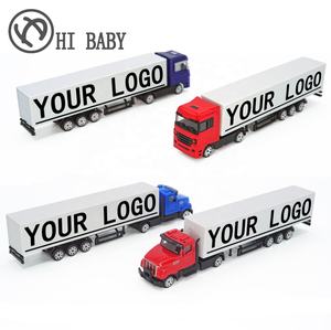 شاحنة حاوية معدنية بشعار قابل للتخصيص ، شركات تصنيع حاملة مركبات منزلقة لأعظم الهدايا الترويجية للأعمال - Product Image 1