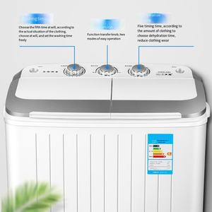 <span class=keywords><strong>Lave</strong></span>-<span class=keywords><strong>linge</strong></span> semi-automatique compact à chargement par le haut, double cuve, <span class=keywords><strong>petite</strong></span> <span class=keywords><strong>capacité</strong></span>, <span class=keywords><strong>3</strong></span> <span class=keywords><strong>kg</strong></span>, pour usage domestique - Product Image 5