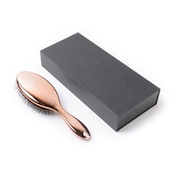 Emballage de boîte cadeau Peigne à cheveux électrolytique Coussin en plastique Brosse à cheveux pour femmes Massage du cuir chevelu ou pour cadeaux