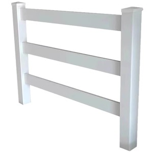 Valla <span class=keywords><strong>para</strong></span> Caballos de PVC de Borde Liso - 6 Pies de Altura, Sin Esquinas Afiladas, Segura <span class=keywords><strong>para</strong></span> Equinos de Pastoreo, <span class=keywords><strong>para</strong></span> Uso en Ranchos y Obras de Construcción - Product Image 1