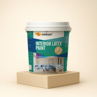 Peinture acrylique liquide écologique pour intérieur, haute couvrance, deux-en-un, pour grossistes, importateurs et constructeurs