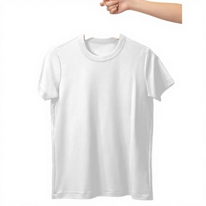 Camiseta Corta de Verano para Bebé, Unisex, Popular, Lisa, de Manga Corta, Casual, de Spandex, Ajustada, Transpirable y Suave, Tejida - Product Image 3