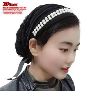 Gorros personalizados al por mayor con diseño de espiral sólida para mujeres africanas, gorros para dormir, pañuelos musulmanes, gorros anudados para mujer - Product Image 5