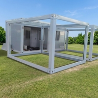 Structure de maison conteneur en acier galvanisé léger pour une installation rapide, construction d'appartements modulaires, utilisation en extérieur et en entrepôt