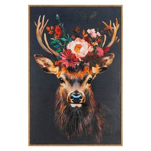 Pintura <span class=keywords><strong>al</strong></span> Óleo Texturizada Pintada a Mano, Arte Abstracto <span class=keywords><strong>de</strong></span> Plantas y Flores, Lienzo Enmarcado, Pintura <span class=keywords><strong>de</strong></span> Alta Gama para Sala <span class=keywords><strong>de</strong></span> Estar, Hotel Comercial - Product Image 5