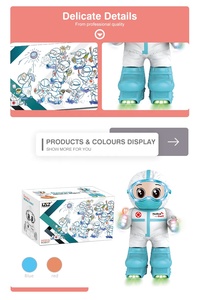 Điện Trượt Băng Humanoid Y Tế Battery Operated <span class=keywords><strong>Robot</strong></span> Đồ Chơi Với Ánh Sáng Âm Nhạc - Product Image 5