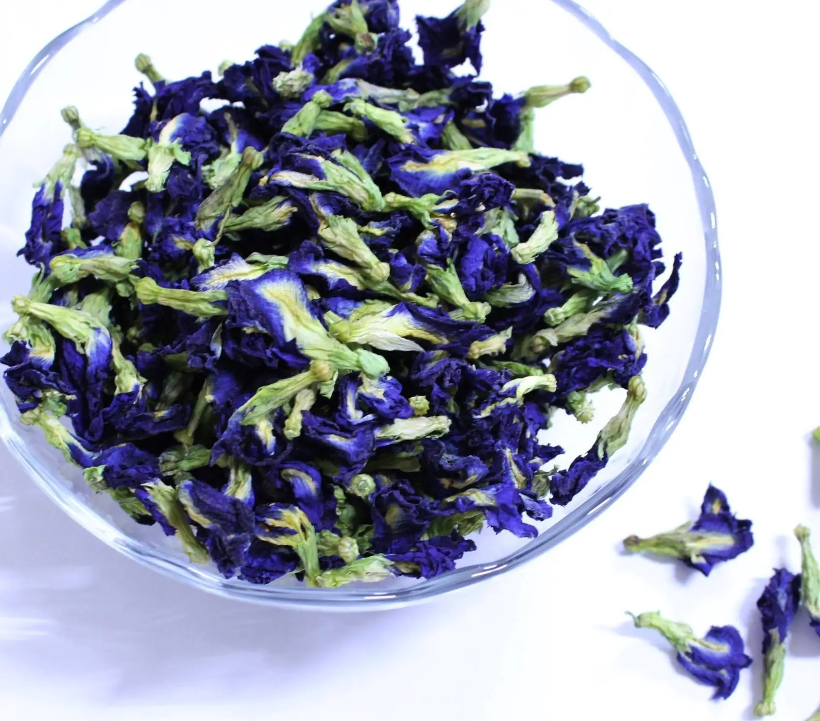 Pigmento Natural de flores secas, troquel de té de hierbas Dou Hua, etiquetado privado, té de flores de guisante de mariposa azul orgánico