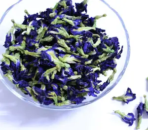 Natural Pigment Dried Flower herbal tea Die Dou Hua Private Labeling Organic Blue Butterfly Pea flower Tea