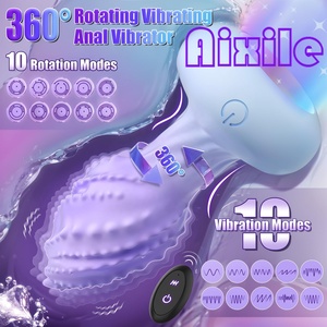 Tapón <span class=keywords><strong>Anal</strong></span> de Fantasía 360 °   Juguetes Sexuales Anales Vibratorios con Rotación y Luz, Juguetes Anales con Forma de Monstruo, Masajeador de Próstata, Juguete Sexual para Hombres - Product Image 2