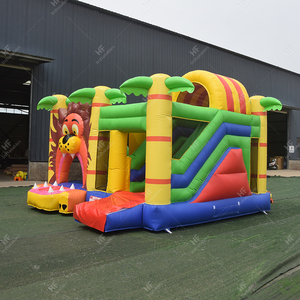 Structure gonflable Lion - Centre de jeux <span class=keywords><strong>pour</strong></span> enfants avec toboggan et mur d'escalade, château gonflable extérieur <span class=keywords><strong>pour</strong></span> fêtes d'<span class=keywords><strong>anniversaire</strong></span> à <span class=keywords><strong>louer</strong></span> - Product Image 3