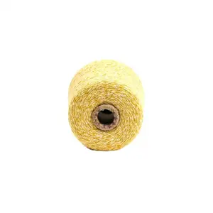 Kingeale jaune doux main espace colorant acrylique nylon mélangé noyau filé fabrication de fils pour le tricot