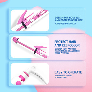 เครื่องหนีบผม 3 in 1 แบบเซรามิกทัวร์มาลีน สำหรับหนีบผมหน้าม้าและจัดแต่งทรงผม - Product Image 4