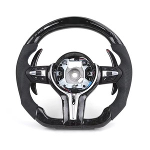 Volante in Fibra di Carbonio <span class=keywords><strong>M</strong></span> Fine Shifting per BMW F10 F15 F16 <span class=keywords><strong>F20</strong></span> F25 F30 F31 F34 F36 M3 F80 M4 F82 X5 E70 E72 - Product Image 1
