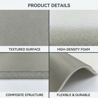 Matériau d'isolation thermique en tissu mousse collé, largeur 1,5 m, épaisseur personnalisée, directement de l'usine, pour l'automobile et les chaussures