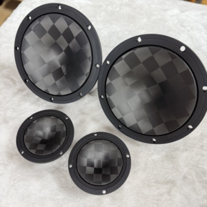 Nuevo Altavoz de Tres Vías de 6.5 Pulgadas con Rejilla de Fibra de Carbono para Bajos Medios, Apto para Varios Tipos de Altavoces de Coche con Diferentes Carcasas - Product Image 2