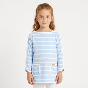 ODM เสื้อเชิ้ตผ้าฝ้ายเด็กผู้หญิงสำหรับเด็กเล็กอายุ1-2ปี - Product Image 1