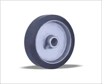 알루미늄 중심 직경 범위 100-125mm 피마자를 가진 고품질 중대한 가격 연약한 고무 탄력 있는 단단한 고무 피마자 바퀴