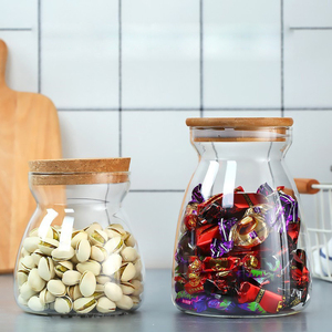 Bán Buôn Tam Giác Shape <span class=keywords><strong>Glass</strong></span> Lọ Gia Vị Để Lưu Trữ Thực Phẩm Handmade Borosilicate <span class=keywords><strong>Jar</strong></span> - Product Image 4