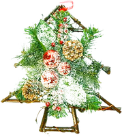 Karangan Bunga Pohon Natal Buatan dengan Buah Merah dan Kerucut Pinus Dekorasi Meriah untuk Halloween dan Tahun Baru