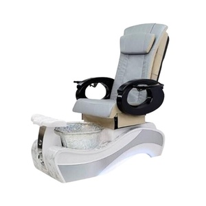 Kisen New Modern Luxury Beauty <b>Nail</b> Salon Furniture Pipeless Whirlpool Discharge Pump Foot Spa Massage Manicure Pedicure Chair - Product Image 1