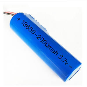 China 3,7 v 18650 2000mah batería recargable con pcm y conector - Product Image 3
