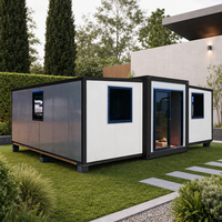 Maison Conteneur Extensible en Acier de Luxe Préfabriquée Pliable 20ft 40ft avec Salle de Bain – Prix de Gros