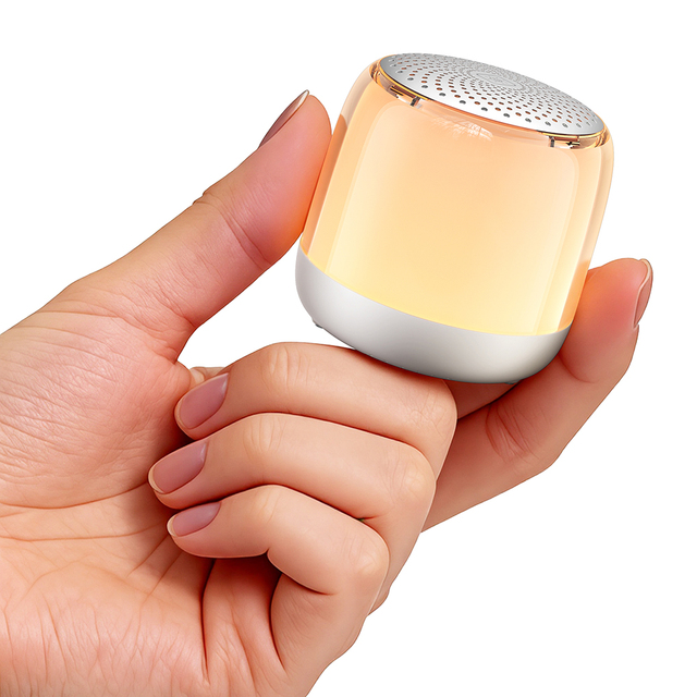 OEM 35 Sounds 12 Light Modes Mini Travel Sleep Machine Rechargeable Mini Pocket White Noise Machine for Baby Kid Adult