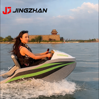 Bateau de karting électrique haute vitesse pour les sports nautiques et le divertissement avec système de propulsion à jet