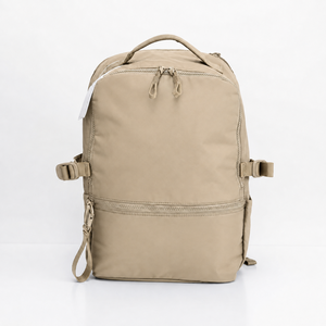 Casual <b>Nylon</b> <b>Backpack</b> Maroon Color Soft Handle Zipper Closure Unisex Daily Use Lightweight Durable Design - Product Image 5