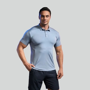 Camiseta de Polo de Golf Personalizada para Hombre, de Poliéster y Elastano, al por Mayor, Camiseta de Golf para Hombre, de Secado Rápido, para Gimnasio - Product Image 5