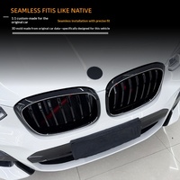 Calandre avant à LED pour BMW X3 X4 G01 G02 2018-2022, paire de grilles de radiateur centrales avec faisceau de câblage