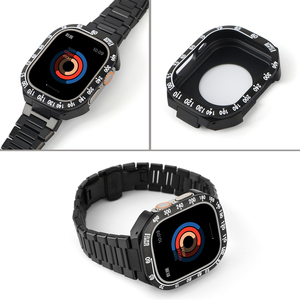 Correa de acero inoxidable para reloj inteligente, funda protectora de TPU para <span class=keywords><strong>Apple</strong></span> <span class=keywords><strong>Watch</strong></span> <span class=keywords><strong>Ultra</strong></span> 49mm - Product Image 3