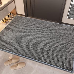 Alfombra de Entrada Personalizada de Color Puro Antideslizante, Alfombra Tejida para Puerta Principal, para Entrada de Porche Exterior del Hogar - Product Image 1