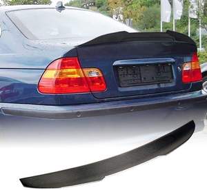 Alerón trasero de fibra de carbono para BMW Serie 3 E46 M3 Sedan 1999-2005 alerón de labio de maletero HighKick alerón trasero Kits de carrocería - Product Image 2