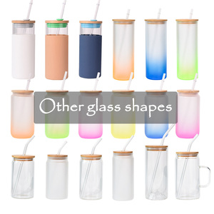 Sublimación Snow Globe Vasos Pre perforado Vidrio de doble pared Nuevo producto 12 oz 16oz 20oz CLASSIC Party Beer Can Vasos 12 Oz - Product Image 5