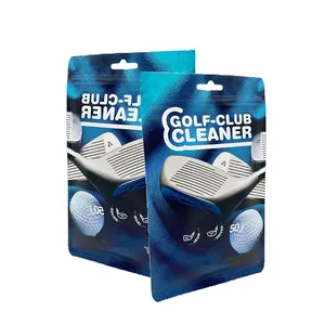 Factory Price Ball Club Cleaning Wipes Removes Grime Sweat Grass & Sand Convenient Golf Club Wipes