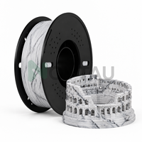 Filament d'imprimante 3D Novtau PETG Marbre et filament plastique pour impression tridimensionnelle 1,75 mm 1 kg