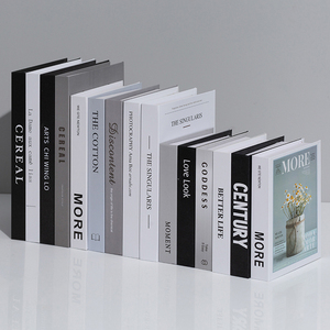Venta al por mayor de libros decorativos sencillos de moda, utilería de tiro creativa, libros de simulación, libros de modelos de diseño Art Deco a precios bajos - Product Image 3