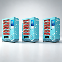 Distributore Automatico Commerciale di Snack e Bevande con Schermo Touch, Pagamento Cashless e Controllo Remoto via Cloud